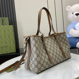 GG Emblem Small Tote Bag