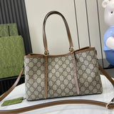 GG Emblem Small Tote Bag